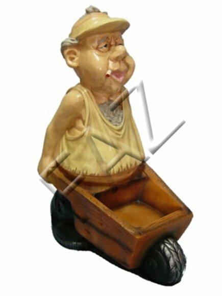 Vase + Statuen Blumenvase Vasen Deko Blumentopf Dekoration Töpfe Figur