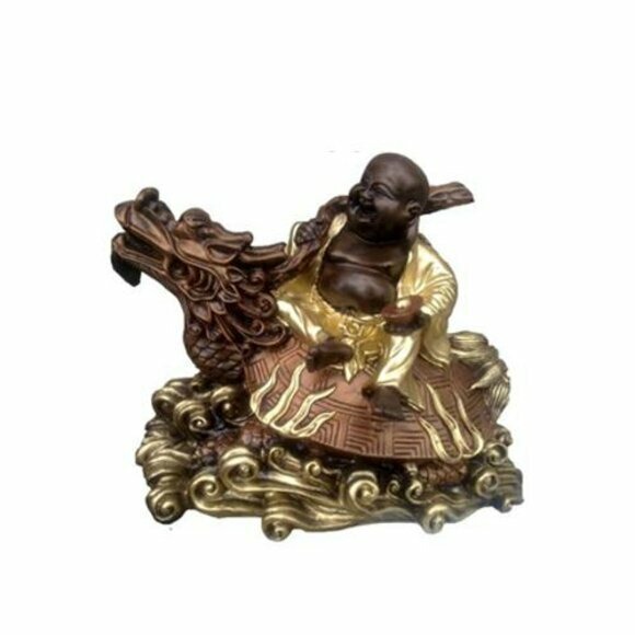 Chian Buddha Deko Figur Statue Skulptur 31x42 cm Figuren Statuen Skulpturen B32