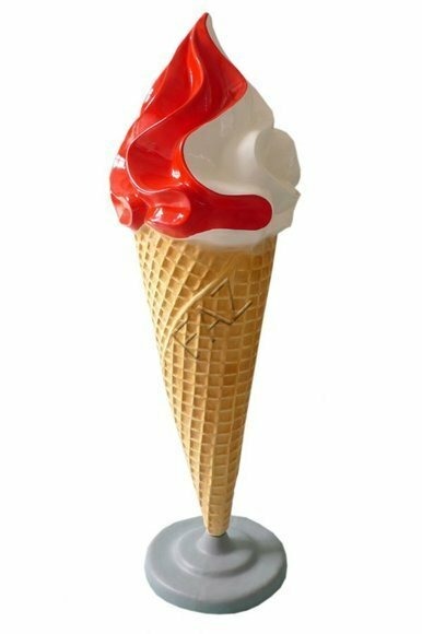 XXL Eis Diele Werbung Aufsteller Figur Garten Dekoration Deko Werbe Laden