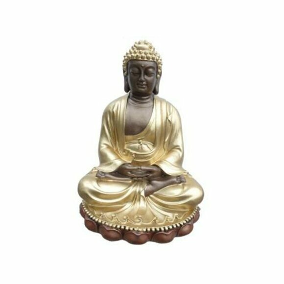 Deko Figur Statue Skulptur 62 cm Figuren Statuen Skulpturen Goldene Buddha (B53)
