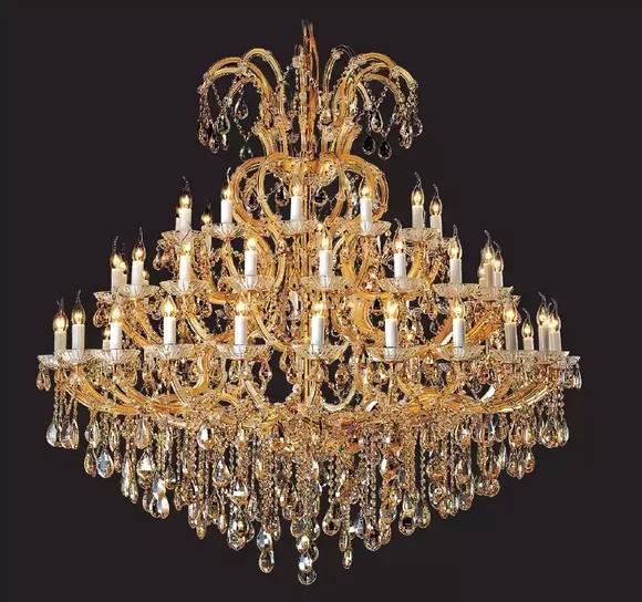 luxuriöser Kristallkronleuchter Qualität neu für das Wohnzimmer