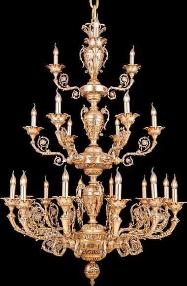 Luxus Palast Leuchte Deckenlampe Kronleuchter Deckenleuchte Wohnzimmer 120x220cm