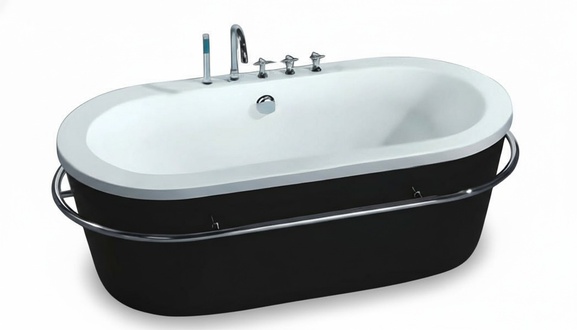 Bad Acrylwanne Badewanne Wanne Designwanne Luxuswanne Komfortwanne 180x82 cm