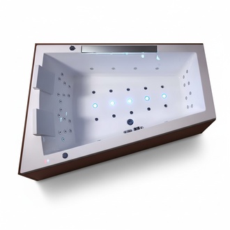 Badewanne Indoor-Massagebadewanne Whirlpool Blubberbad Whirlwanne 180x130 cm