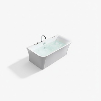 Badewanne Whirlwanne Indoor Whirlpool Home Spa Weiß Wanne