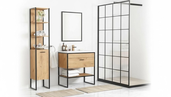 Badezimmer Badmöbel Set Badmöbelset Waschbecken 3tlg. Zimmer Design Badmöbelsets