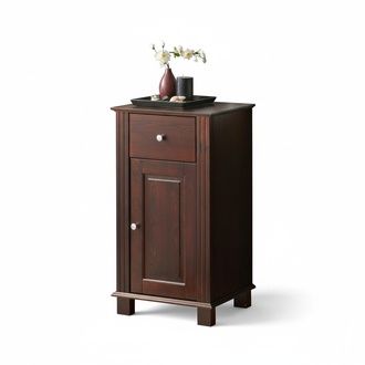 Badmöbel Regal Schrank Badezimmer Möbel Braune Schränke 46x36x83cm Holz Regale