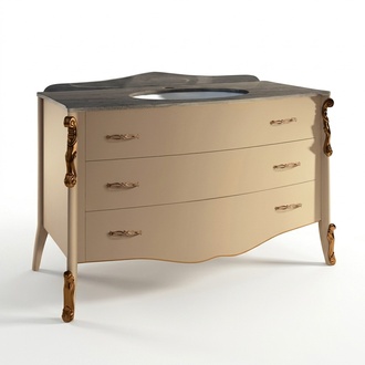 Badmöbel Unterschrank Waschtisch Waschbecken 122cm Schrank Badezimmermöbel Bad