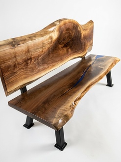 Bank 140*70 Designer Massiv Handmade Garden Bank Massivholz Bank Garten Bänke