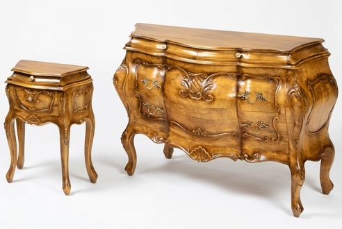 Barock Rokoko Nachttische Nachttisch Konsolen Beistell Tisch Neu Nachtkonsolen