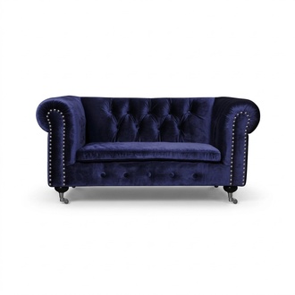 Barock Rokoko Sofa Couch - Chesterfield Stoff 2 Sitzer Leder Textil jvmoebel ®