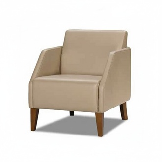 Beiger Einsitzer Luxuriöser Polstersessel Designer Loungesessel Möbel