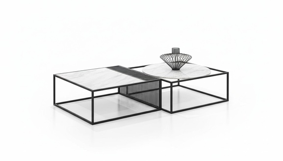 Beistell Tische Couch Tisch Sofa Wohn Zimmer Klassiker SET Marmor