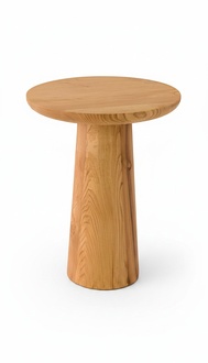 Beistelltisch aus Holz in Braun modern eleganter Stil