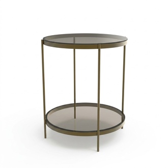 Beistelltisch Glass stilvolle neu luxuriöse modern Grau Couchtisch neu