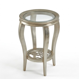 Beistelltisch Runder Tisch Design Couchtisch Glastisch Holz Tische Hotel Dubai
