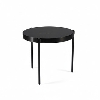 Beistelltisch Schwarz Luxus Couchtische Metall Design Elegantes Wohnzimmer