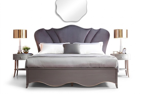 Bett 2x Nachttisch 3tlg. Schlafzimmer Set Betten neu Luxus Klassische Möbel Neu