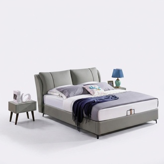 Bett 2x Nachttisch 3 tlg. Schlafzimmer Set Design Modern Luxus Betten Gruppe Neu