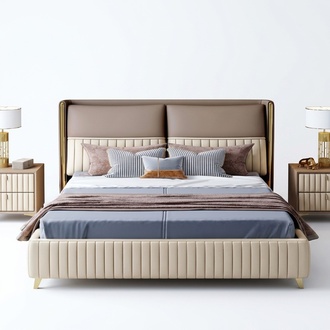 Bett 3 tlg. Schlafzimmer Set Design Modern Luxus Schlafzimmer Nachttisch Betten !