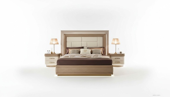 Bett Bettrahmen Holz Doppel Schlafzimmer Modern Doppelbett Möbel Luxus Betten