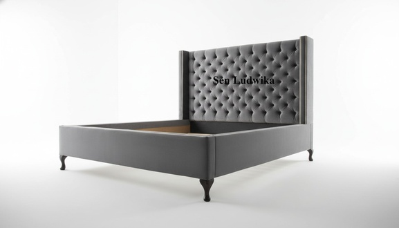 Bett Chesterfield Design Luxus Hotel Betten 180x200cm Schlaf Zimmer Leder