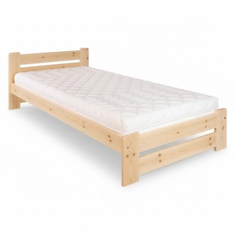Bett Holz Massive Schlafzimmer Betten 100x200cm Einzelbett Massivmöbel Möbel