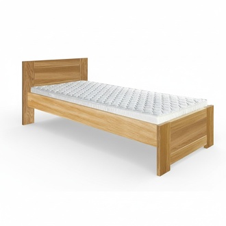 Bett Holz Massive Schlafzimmer Betten 100x200cm Einzelbett Massivmöbel Möbel