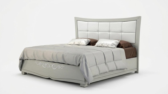 Bett Polster Design Luxus Doppel Betten Schlafzimmer Holz Modern Bettrahmen Neu
