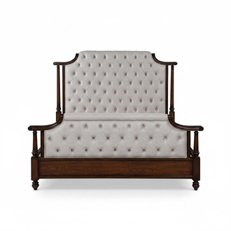 Bett Polster Design Luxus Doppel Hotel Betten Schlaf Zimmer Leder Chesterfield
