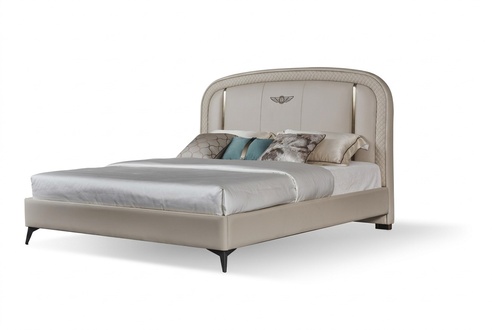Bett Polster Design Luxus Doppel Hotel Betten 180x200cm Schlaf Zimmer Leder Neu