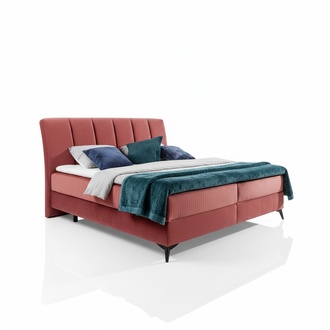 Polster Design Bett Luxus Doppel Hotel Betten Ehe Schlaf Zimmer Textil 180x200cm
