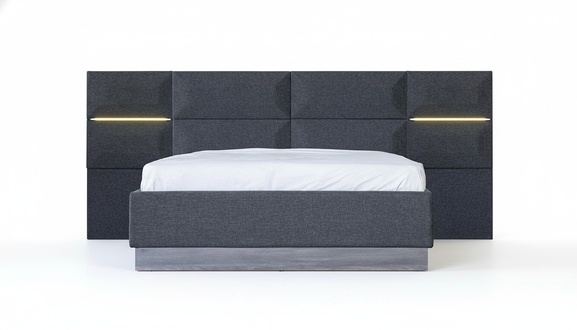 Bett Polster Design Material Holz Doppel Hotel Betten JV Möbel Neu Modernes