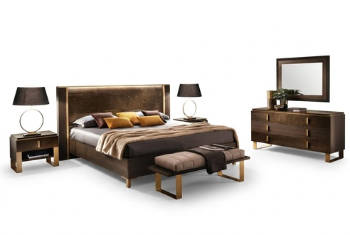 Bett Schlafzimmer Set Design Modern Luxus 2x Nachttisch Italienische 3tlg Möbel