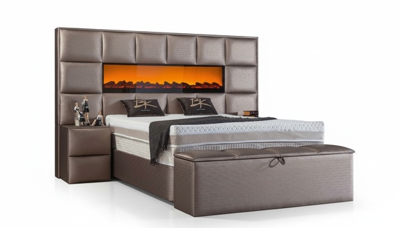 Betten Doppel Bettrahmen Design Möbel Neu Bett Doppelbetten Kamin Deko Truhe Neu
