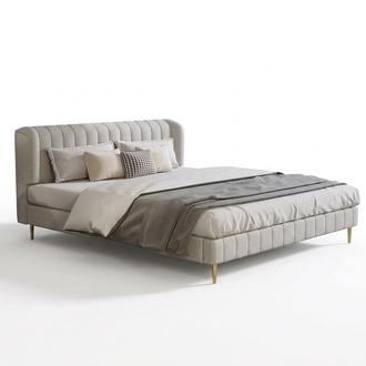 Betten Doppel Schlaf Zimmer Luxus Chesterfield Designer Bett Leder Hotel Metall