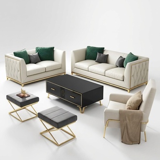 Big Sofa Chesterfield Couch 3 Sitz Polster Couchen XXL Sofas Leder Textil