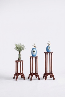 Blumenständer Ablage Holz Ständer Möbelzubehör Blumentopfständer