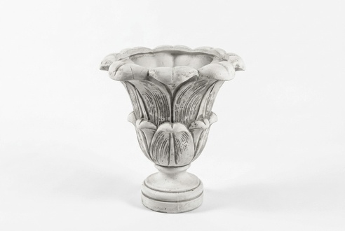 Blumenkorb Blumen Vase Gefäss Garten Terrasse Dekoration Statue Figuren