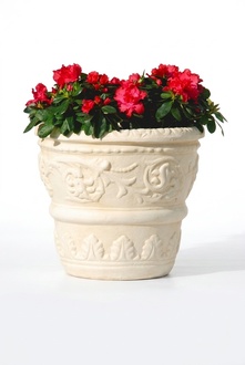 Blumenkorb Blumen Vase Gefäss Garten Dekoration Statue Figuren Kasten
