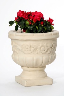 Blumenkorb Blumen Vase Gefäss Garten Terrasse Dekoration Statue Figuren
