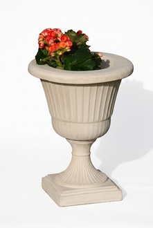 Blumenkorb Blumen Vase Gefäss Garten Terrasse Dekoration Statue Figuren
