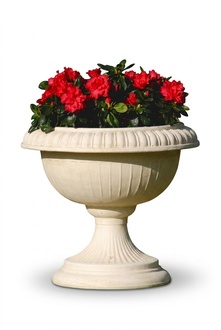 Blumenkorb Blumenkasten Blumen Gefäss Garten Terrasse Dekoration Statue