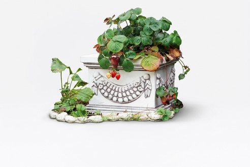 Blumenkübel Pflanz Kübel Dekoration Figur Blumentöpfe Garten Vasen 569