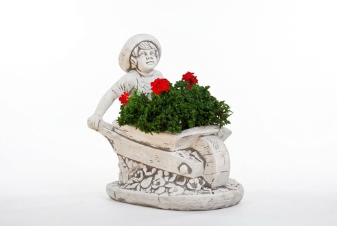 Blumenkübel Pflanz Kübel Dekoration Figur Blumentöpfe Garten Vasen