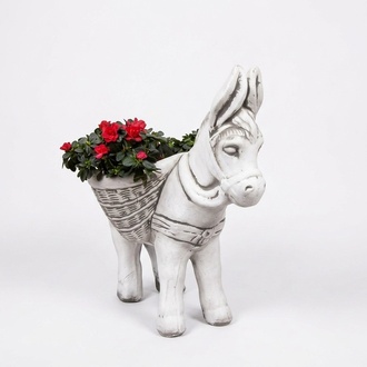 Blumenkübel Pflanz Kübel Dekoration Figur Blumentöpfe Garten Vasen 157