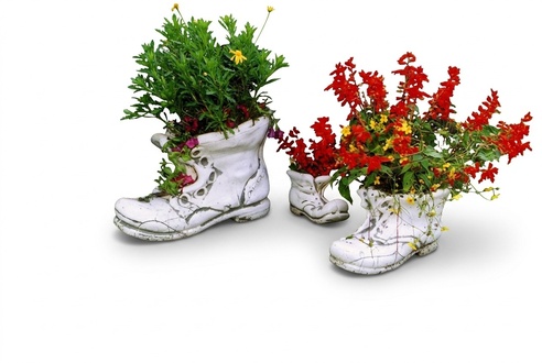 Blumenkübel Pflanz Kübel Dekoration Figur Blumentöpfe Garten Vasen 153