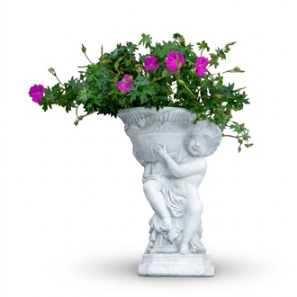 Blumenkübel Pflanz Kübel Dekoration Figur Blumentöpfe Garten Vasen