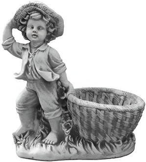 Blumenkübel Pflanz Kübel Dekoration Figur Blumentöpfe Garten Vasen