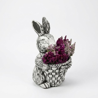 Blumenkübel Pflanz Kübel Dekoration Figur Blumentöpfe Garten Vasen 574